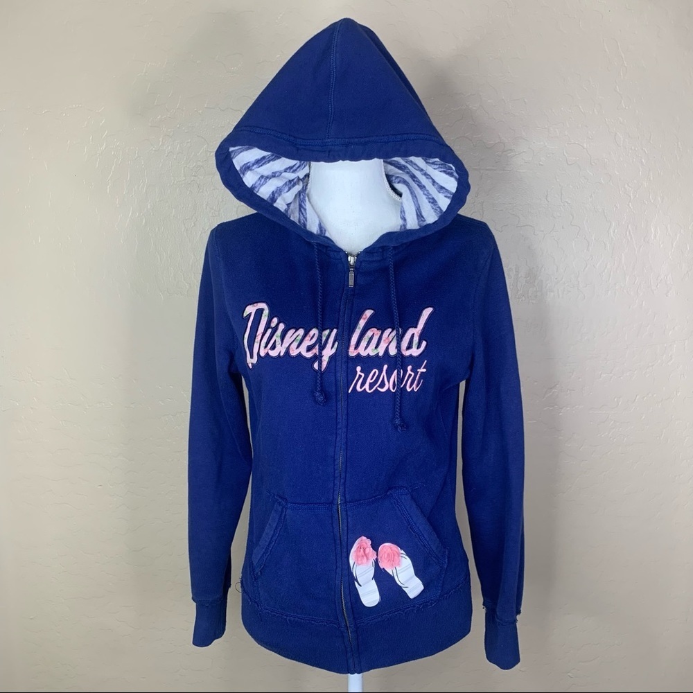 Disneyland Resort Blue Flip Flop Zip-Front Hoodie
